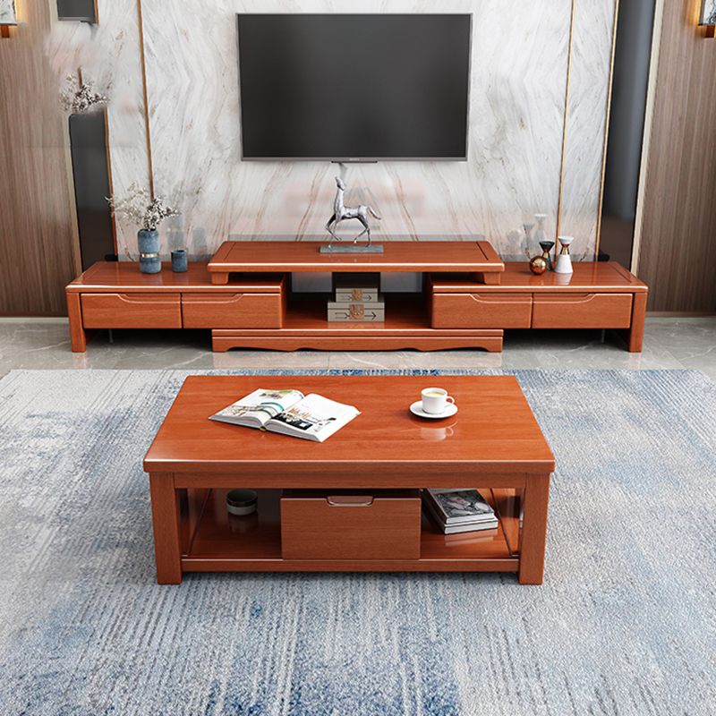 Traditionelle TV -Medien stehen mit Schubladen Gummi -TV -Stand -Standkonsole