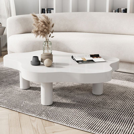 Nordic Style Free Shape Solid Wood 3 Legs Base Design Coffee Table Clearhalo 'Coffee & Accent Tables' 'Coffee Tables' 'coffee_tables' 'furn' 'furn_coffee_tables' 'Furniture' 'Living Room Furniture' 1200x1200_f78e3029-0e45-4380-80fa-3faccc5886eb