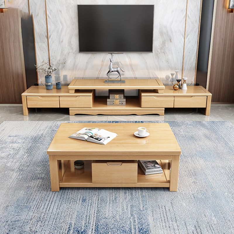 Traditionelle TV -Medien stehen mit Schubladen Gummi -TV -Stand -Standkonsole