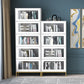 Glam Manufactured Wood Standard Bookcase Vertical Bookcase with Glass Doors Clearhalo 'Bookcases' 'furn' 'furn_bookcases' 'Furniture' 'furniture_bookcases' 'kitchen' 'kitchen_bookcases' 'Living Room Furniture' 'Office Furniture' 1200x1200_f7957a6d-caa9-4b0a-abfa-1ada0f1456ef