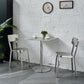 Industrial Style Stainless Steel Dining Table Square Table for Dinning Room Clearhalo ' dining_table' 'Dining Tables & Seating' 'Dining Tables' 'furn' 'furn_dining_table' 'Furniture' 'furniture_dining_table' 'Kitchen & Dining Furniture' 'kitchen&dining_furn' 'kitchen' 'kitchen_dining_table' 1200x1200_f795a851-15e9-47fe-884f-c7a76f49bcfd