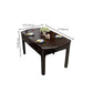 Traditional 4 Legs Dining Table Extendable Dining Table for Dining Room