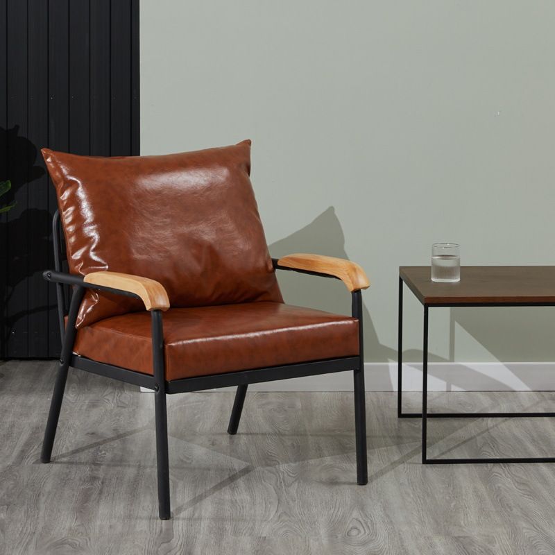 Solid Color Living Room Armchair Arms Included Accent Armchair Clearhalo 'Accent Chairs' 'accent_chairs' 'Chairs & Seating' 'furn' 'furn_accent_chairs' 'Furniture' 'Living Room Furniture' 1200x1200_f7973ff7-e4f7-4da1-bf30-c6d121156359