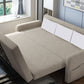 Square Arm Modern Sofa with Pillows Convertible Sofa Bed with Storage