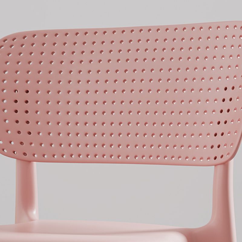 Restaurant Contemporary Plastic Side Chair Matte Finish Open Back Dining Chair Clearhalo ' kitchen&dining_furn' 'Dining Chairs' 'Dining Tables & Seating' 'dining_chair' 'furn' 'furn_dining_chair' 'Furniture' 'furniture_dining_chair' 'Kitchen & Dining Furniture' 'kitchen' 1200x1200_f7993b7a-39e2-4600-bb92-68b6b29ca179