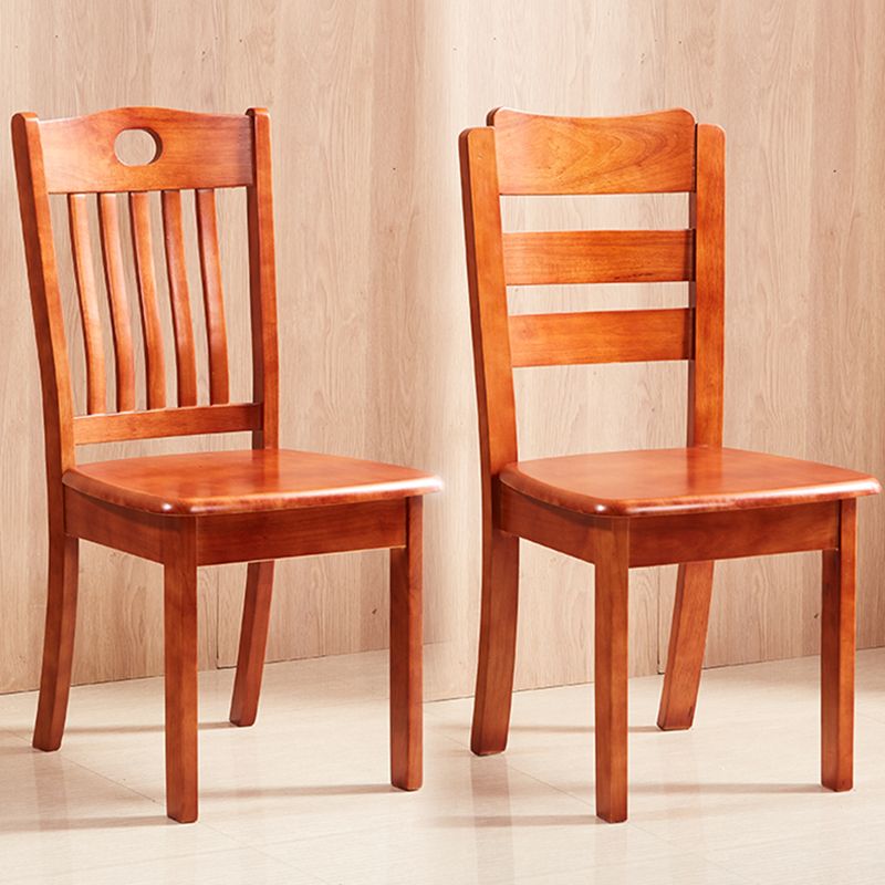 Contemporary Square Solid Wooden Chairs Armless Chairs for Dining Room Clearhalo ' kitchen&dining_furn' 'Dining Chairs' 'Dining Tables & Seating' 'dining_chair' 'furn' 'furn_dining_chair' 'Furniture' 'furniture_dining_chair' 'Kitchen & Dining Furniture' 'kitchen' 1200x1200_f7995c7b-03ac-49b6-9125-71199e52da30