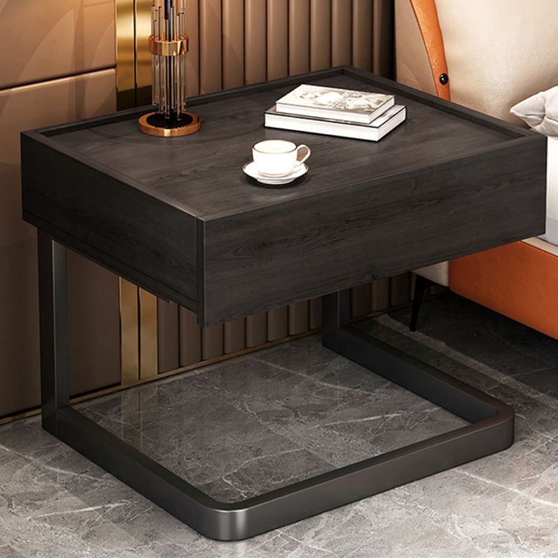 Moderno comodino da letto in legno prodotto moderno con cassetto per camera da letto