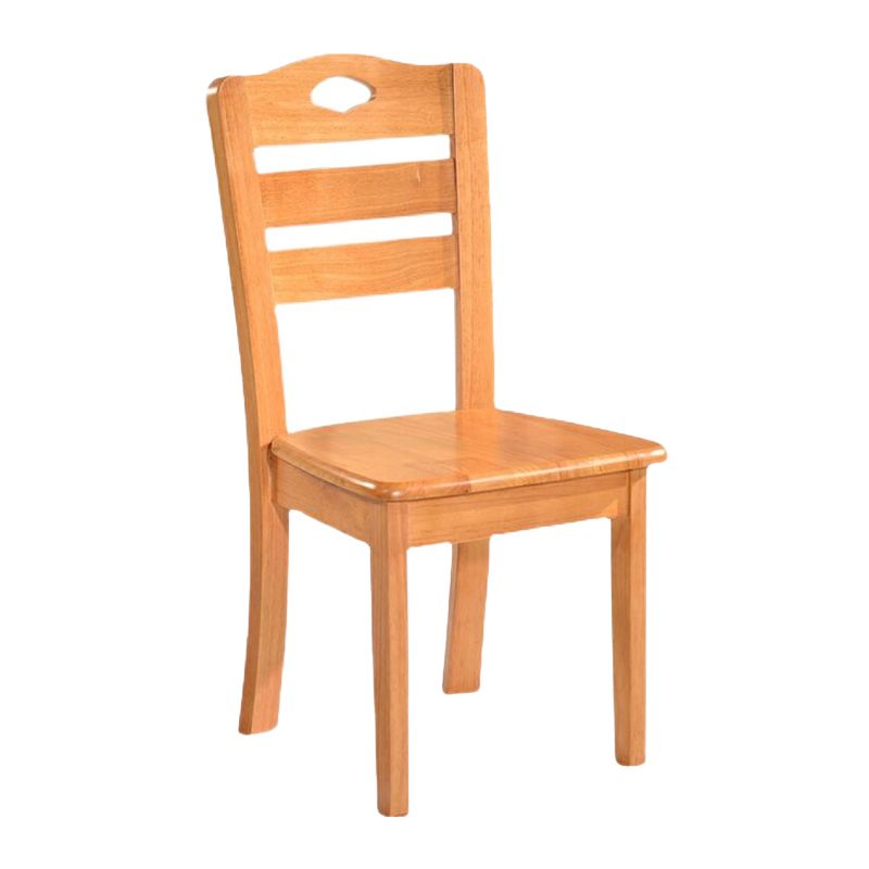 Modern Indoor-Outdoor Wood Dining Chair Armless Ladder Back Side Chair (Set of 2) Clearhalo ' kitchen&dining_furn' 'Dining Chairs' 'Dining Tables & Seating' 'dining_chair' 'furn' 'furn_dining_chair' 'Furniture' 'furniture_dining_chair' 'Kitchen & Dining Furniture' 'kitchen' 1200x1200_f79a8176-b52b-487d-92f3-314f5649a5bf