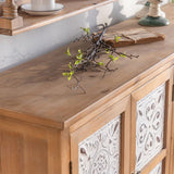 Farmhouse Sideboard Solid Wood Storage Sideboard Buffet with Doors for Dining Room Clearhalo 'buffet_sideboard' 'Buffets & Sideboards' 'furn' 'furn_buffet_sideboard' 'Furniture' 'Kitchen & Dining Furniture' 1200x1200_f79ab6c0-6117-4c2c-b92e-9a13eab0c305