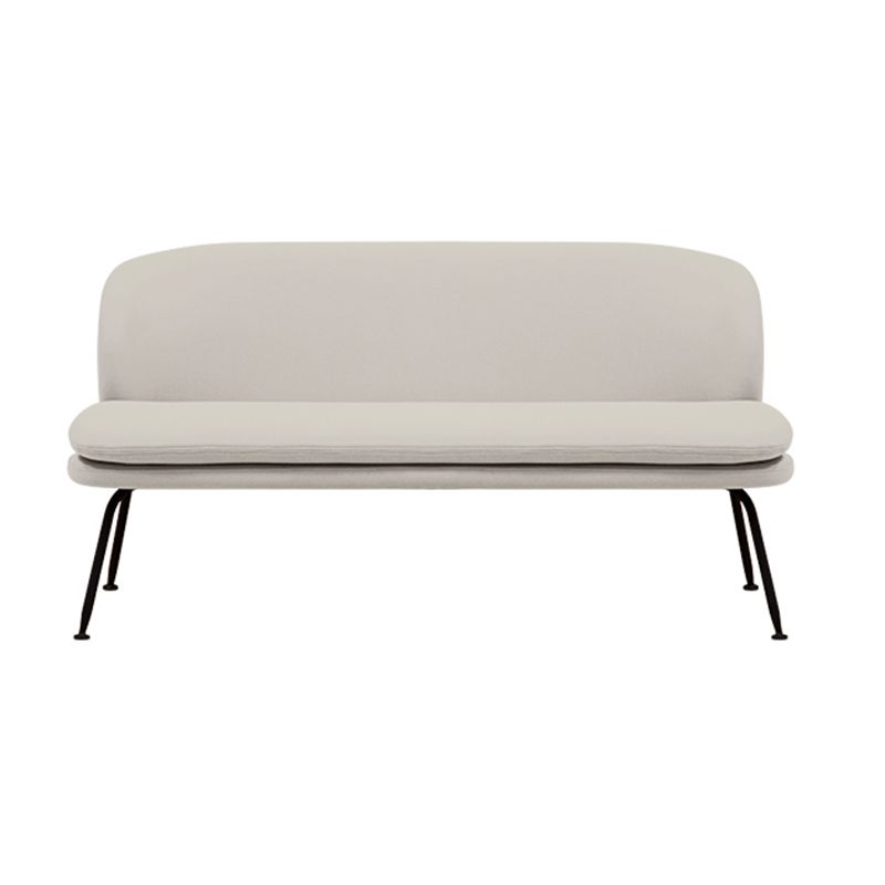 Faux Leather Stain Resistant Contemporary Tight Back Standard Settee Couch