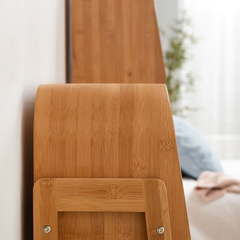 Vertikal zeitgenössischer Bambus Bücherregal geschlossen Back Bücherregal für Zuhause