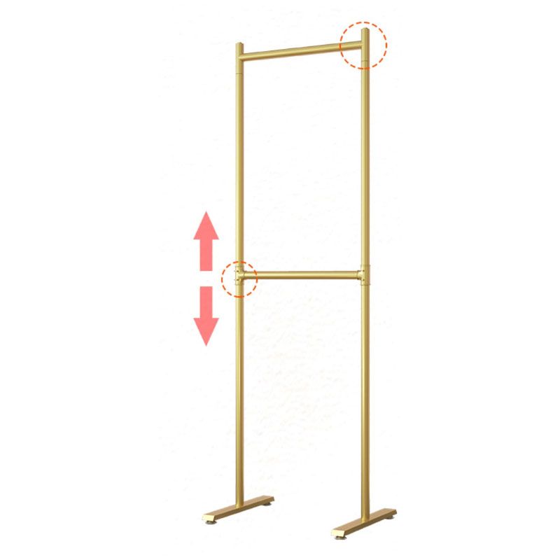 Appuntamento per cappotto in metallo contemporaneo 2 binario appeso albero saggio