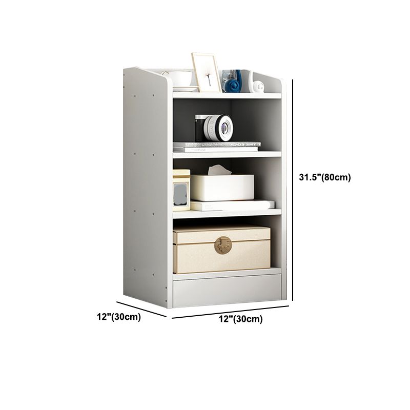 ベッドルームのための現代の木製ベッドサイドキャビネットローワーシェルフナイトテーブル