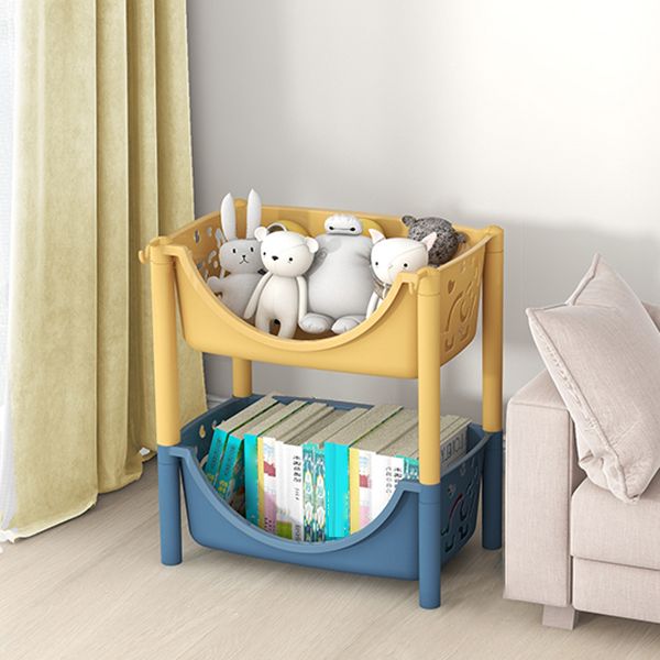 Contemporary Plastic Bookshelf Open Back Vertical Bookcase for Home Clearhalo 'Bookcases' 'furn' 'furn_bookcases' 'Furniture' 'furniture_bookcases' 'Office Furniture' 1200x1200_f79c599c-7daf-4d7e-8ae9-57e6131ec30a