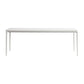 Rectangle Dining Table White Stone Top Table with 4 Legs Base Clearhalo 'Dining Tables & Seating' 'Dining Tables' 'dining_table' 'Furniture' 'furniture_dining_table' 'Kitchen & Dining Furniture' 'kitchen' 'kitchen_dining_table' 1200x1200_f79c8a47-2c2a-43b5-9f83-c8525964f3c8