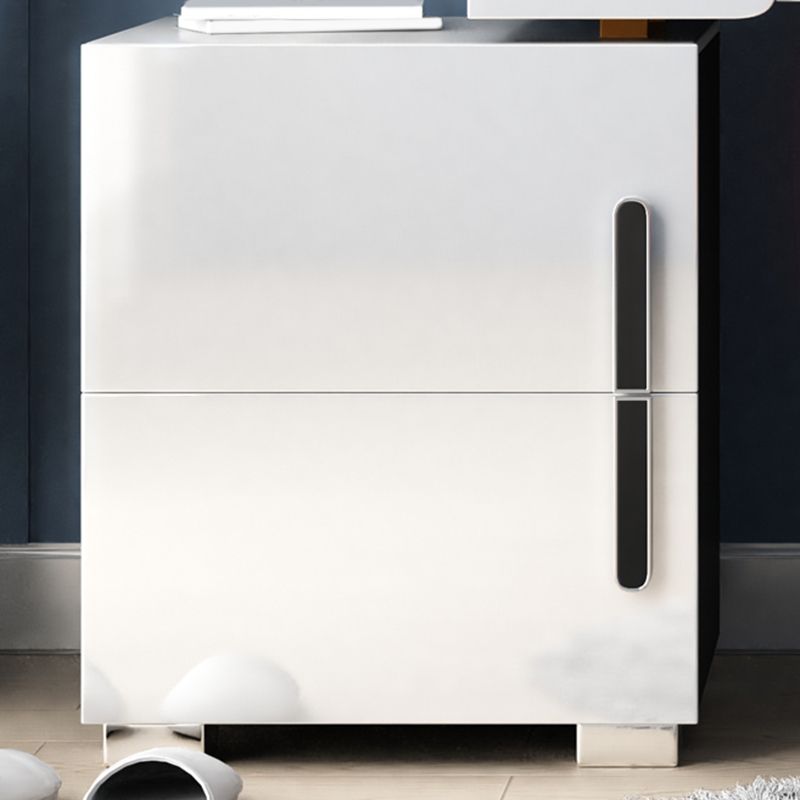 Contemporary Glass Top Make-up Vanity 3 Drawer Vanity Dressing Table Set