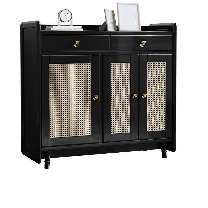 42.51" Tall 2 - Drawer Accent Cabinet Modern 3 - Door Cabinet Clearhalo 'Cabinets & Chests' 'cabinets_chests' 'furn' 'furn_cabinets_chests' 'Furniture' 'Living Room Furniture' 1200x1200_f79f74aa-52a3-48c3-84d6-632e5d6caf47