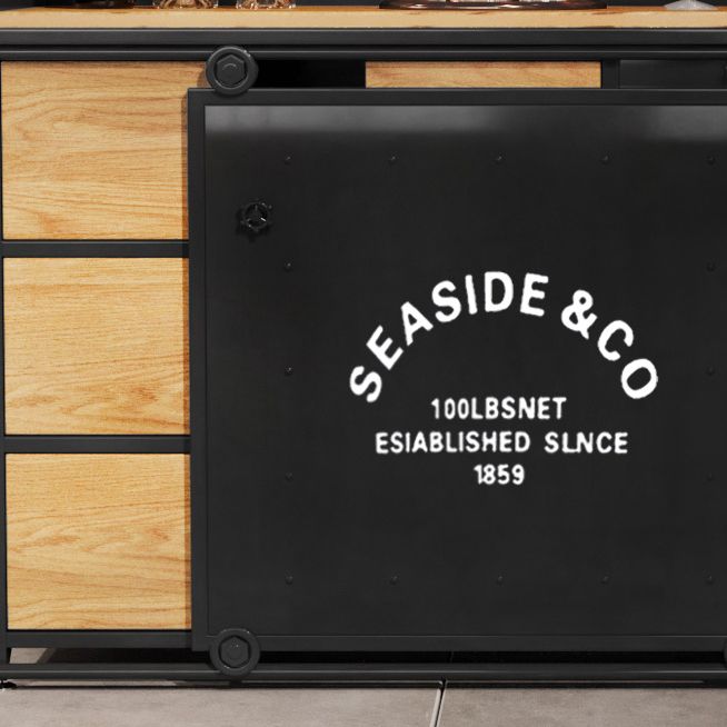 Sideboard in stile moderno Sideboard a 3 cassetti con porta scorrevole per soggiorno