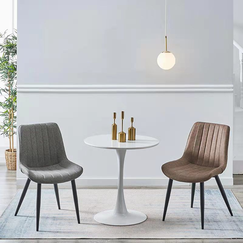 Round Dining Table Contemporary Dining Table with Tulip Base