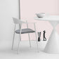 Matte Finish Scandinavian Dining Arm Chair Plastic Open Back Dining Chair Clearhalo ' kitchen&dining_furn' 'Dining Chairs' 'Dining Tables & Seating' 'dining_chair' 'furn' 'furn_dining_chair' 'Furniture' 'furniture_dining_chair' 'Kitchen & Dining Furniture' 'kitchen' 1200x1200_f7a2a6de-ba37-41d1-88fd-0718301aee31