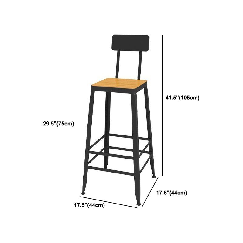 Industrial Style 1/6/11 Pieces Bar Table Set Rectangle Pine Wood Counter Table for Cafe Clearhalo 'Bar Furniture' 'furn' 'furn_home_bar_bar_sets' 'Furniture' 'Home Bars & Bar Sets' 'home_bar_bar_sets' 'Kitchen & Dining Furniture' 1200x1200_f7aa1363-7771-4990-a122-b6336e782892