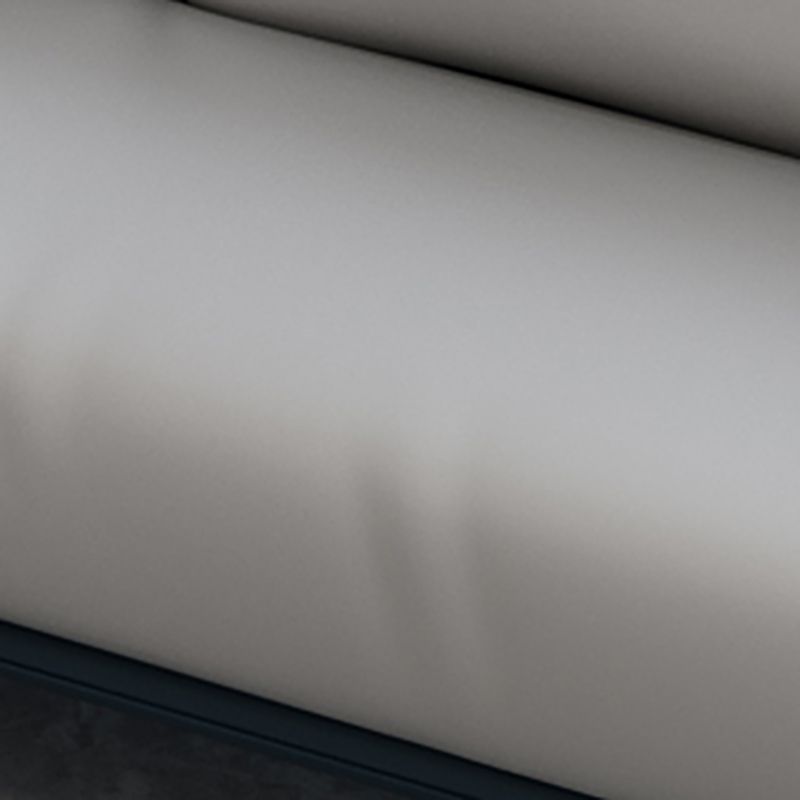 27.55" W Genuine Leather Modern Square Arm Sofa for Restaurant Clearhalo 'furn' 'furn_sofas' 'Furniture' 'furniture_sofas' 'kitchen' 'kitchen_sofas' 'Living Room Furniture' 'Sofa' 'sofas' 1200x1200_f7ab6f8e-3988-42cc-aa7f-37c3e4d420d8