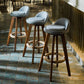 Modern Rubberwood Indoor Stool Matte Finish Upholstered Bar Stools Clearhalo 'Bar Furniture' 'Bar Stools' 'bar_stools' 'furn' 'furn_bar_stools' 'Furniture' 'furniture_bar_stools' 'Kitchen & Dining Furniture' 1200x1200_f7ac5f71-83be-4d43-b760-ad0ca7837a59