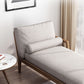 Scandinavian Removal Upholstered Chaise Lounge Couch Two Arms Chaise