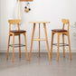 Simple Style Round Bar Table Wood Top Pub Table for Dining Room Clearhalo 'Bar Furniture' 'Bar Tables' 'bar_tables' 'furn' 'furn_bar_tables' 'Furniture' 'furniture_bar_tables' 'Kitchen & Dining Furniture' 1200x1200_f7afbf8e-64f7-4913-b72c-874244f2e866