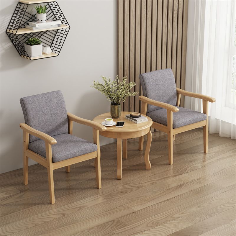 Mid-century Solid Wood Frame Removable Slipcover Accent Armchair Clearhalo 'Accent Chairs' 'accent_chairs' 'Chairs & Seating' 'furn' 'furn_accent_chairs' 'Furniture' 'Living Room Furniture' 1200x1200_f7b20586-0270-4bc2-8474-d088228aac20