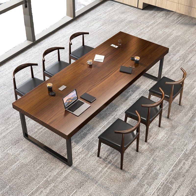 Pine Solid Wood Dining Table Rectangle Dining Table for Kitchen Clearhalo 'Dining Tables & Seating' 'Dining Tables' 'dining_table' 'furn' 'furn_dining_table' 'Furniture' 'Kitchen & Dining Furniture' 1200x1200_f7b3c1b8-d562-4a17-9691-9a03cd781a55