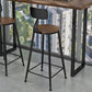 Solid Wood Counter Set Contemporary 1/3 Pieces Counter Height Set Clearhalo 'Bar Furniture' 'furn' 'furn_home_bar_bar_sets' 'Furniture' 'Home Bars & Bar Sets' 'home_bar_bar_sets' 'Kitchen & Dining Furniture' 1200x1200_f7b48f71-1866-4be7-b950-256a03e8adaf