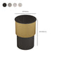 Piédestal glamour de table basse ronde en ardoise sans table basse simple pénible