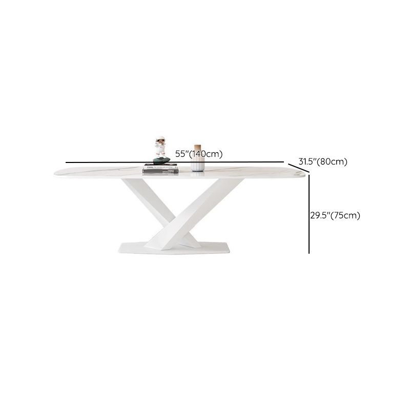 1/2/3/3/5 PIÈCES PIÈCES PIÈCES PLATIQUE RECTANGE RECTANGE Table à manger en pierre pour salle à manger