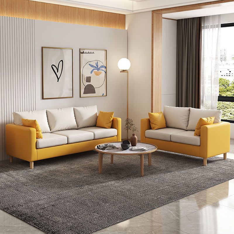 現代のタキシードアームソファリビングルーム用のバックセッピールーズバックセッピー