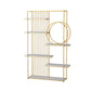 11.81"W Bookcase Glam Style Open Back Bookshelf for Office Study Room Home Clearhalo 'Bookcases' 'furn' 'furn_bookcases' 'Furniture' 'furniture_bookcases' 'kitchen' 'kitchen_bookcases' 'Living Room Furniture' 'Office Furniture' 1200x1200_f7b80213-3f05-4bcf-91da-2a0a4a349a46