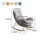 Ergonomic with Ottoman Rocker Chair with Padded Seat Rocking Chair Spindle