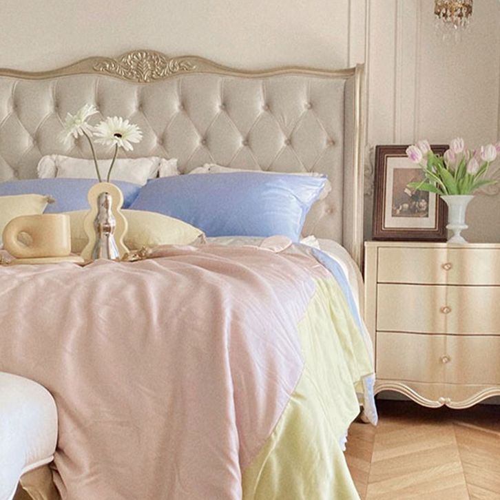 Letto moderno altezza regolabile testiera imbottita standard