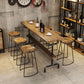 Wood Rectangle Top Counter Table 42-inch Height Industrial Bar Table Clearhalo 'Bar Furniture' 'Bar Tables' 'bar_tables' 'furn' 'furn_bar_tables' 'Furniture' 'furniture_bar_tables' 'Kitchen & Dining Furniture' 1200x1200_f7ba3a1e-0e5d-40d4-ae77-a0c3a3a3ce8e