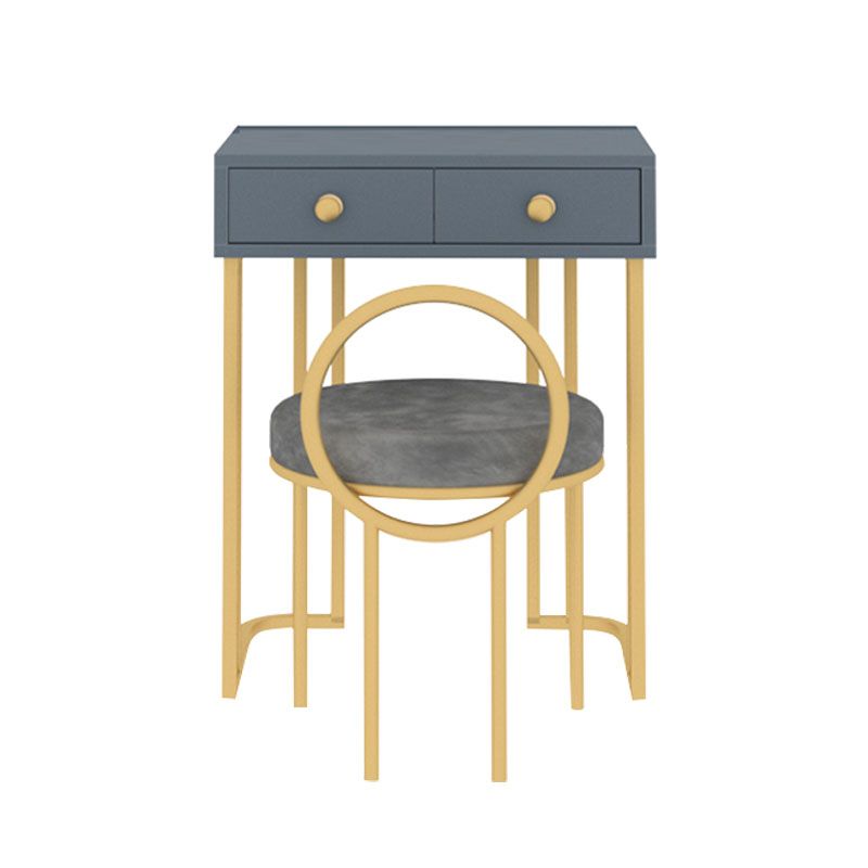 二重の引き出し付きベッドルームグラム木製の立っているメイクアップの虚栄心