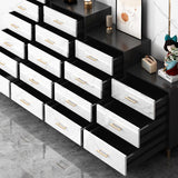 Modern Dresser Manufactured Wood Storage Chest Dresser with 3/4/5/6 Drawers