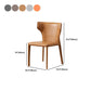 Modern Wingback Dining Chairs Faux Leather Armless Side Chair Clearhalo 'Dining Chairs' 'Dining Tables & Seating' 'dining_chair' 'furn' 'furn_dining_chair' 'Furniture' 'Kitchen & Dining Furniture' 1200x1200_f7bc674e-a993-4953-9912-698915257013