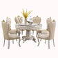 Solid Wood Victorian Round Table Marble Dining Table with Pedestal Base Clearhalo ' dining_table' 'Dining Tables & Seating' 'Dining Tables' 'furn' 'furn_dining_table' 'Furniture' 'furniture_dining_table' 'Kitchen & Dining Furniture' 'kitchen&dining_furn' 'kitchen' 'kitchen_dining_table' 1200x1200_f7bca1eb-45bf-4f23-856d-0e11c5839c0a