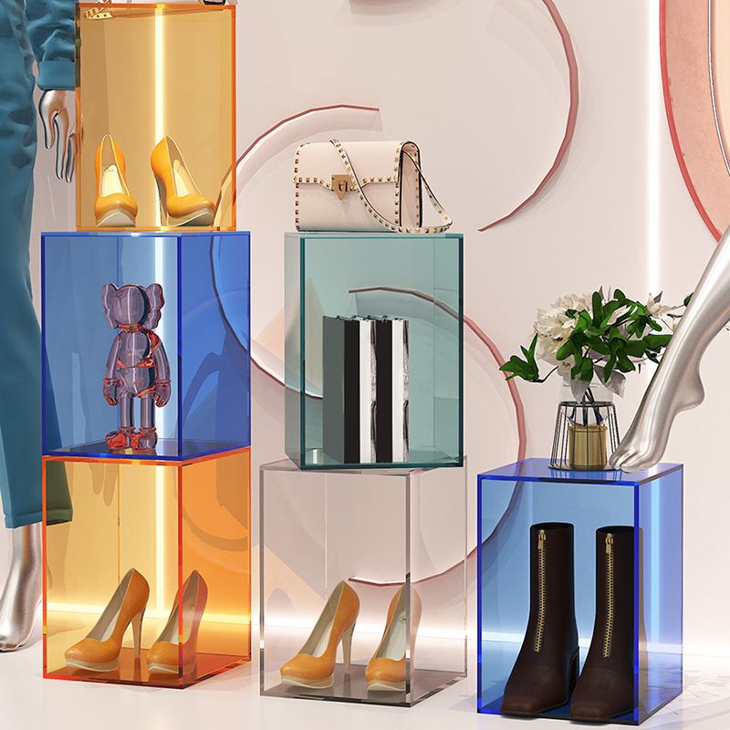 Libreria verticale da 9 "libreria contemporanea ampia chiusa