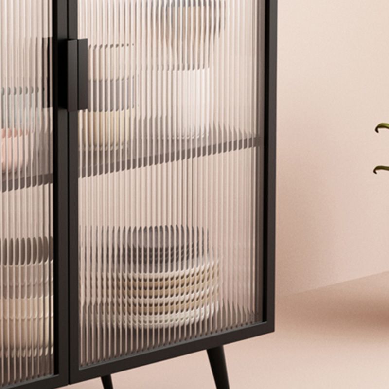 Sideboard in metallo moderno casa minimalista casa rettangolare con porta