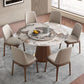 Modern 1/4/5/7 Pieces Dining Set Solid Wood Base Dining Room Set for Home Use Clearhalo 'Dining Room Sets' 'Dining Tables & Seating' 'dining_room_set' 'furn' 'furn_dining_room_set' 'Furniture' 'furniture_dining_room_set' 'Kitchen & Dining Furniture' 'kitchen&dining_furn' 'kitchen' 1200x1200_f7c1ff20-0e99-4163-b0f8-b9231b98d82c
