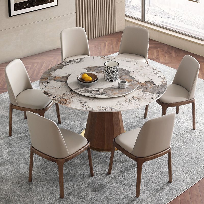 Modern 1/4/5/7 Pieces Dining Set Solid Wood Base Dining Room Set for Home Use Clearhalo 'Dining Room Sets' 'Dining Tables & Seating' 'dining_room_set' 'furn' 'furn_dining_room_set' 'Furniture' 'furniture_dining_room_set' 'Kitchen & Dining Furniture' 'kitchen&dining_furn' 'kitchen' 1200x1200_f7c1ff20-0e99-4163-b0f8-b9231b98d82c