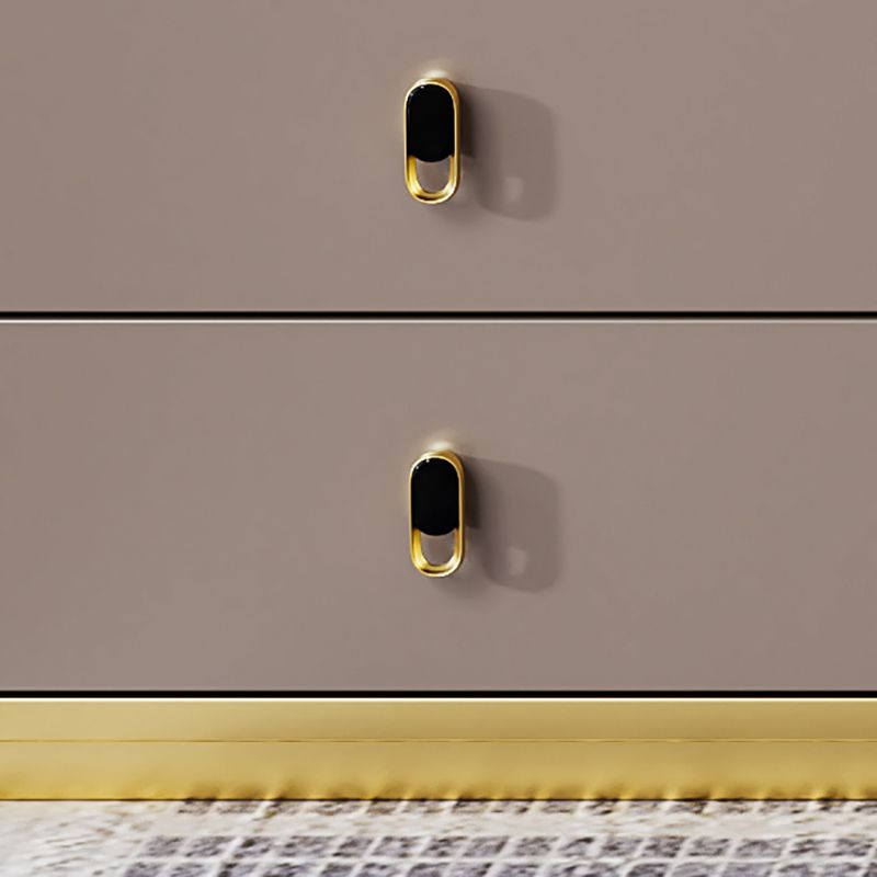 Pedestal Glam Office Desk Slate Writing Desk with File Cabinet for Office Clearhalo 'furn' 'furn_office_desk' 'Furniture' 'Office Desks' 'Office Furniture' 'office_desk' 1200x1200_f7c35b62-e32b-4003-98ed-99cf08d33d19