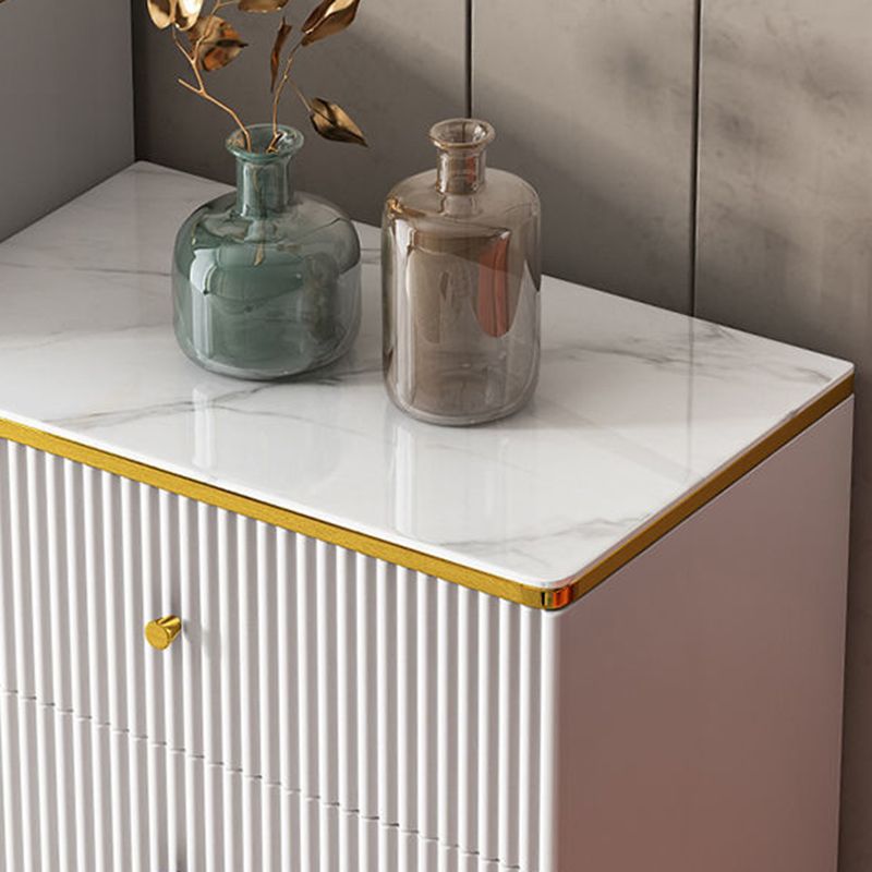 White Accent Chest 15.74" Wide Chest with Drawers, Water Resistant Clearhalo 'Cabinets & Chests' 'cabinets_chests' 'furn' 'furn_cabinets_chests' 'Furniture' 'Living Room Furniture' 1200x1200_f7c37430-7004-41eb-b185-5accc97b18c8