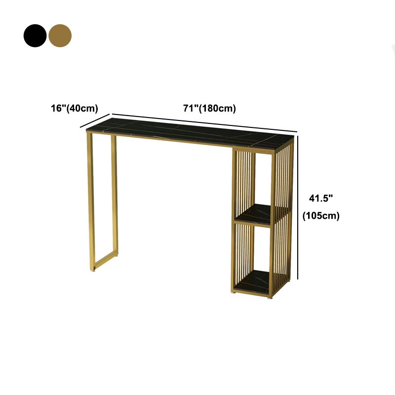 Contemporary Style Dining Bar Counter Table Rectangle Table for Kitchen Clearhalo 'Bar Furniture' 'Bar Tables' 'bar_tables' 'Furniture' 'furniture_bar_tables' 'Kitchen & Dining Furniture' 1200x1200_f7c3f40f-7415-40f8-bf23-0630c8572108
